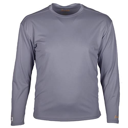 Gamehide ElimiT Insect Shield Long Sleeve Tech Shirt (Slate Grey, Large)