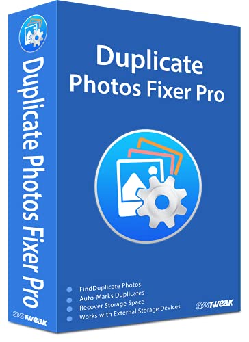 Duplicate Photos Fixer Pro - Duplicate Photo Finder & Remover | Recover Extra Disk Space | 1 PC 1 Year | (License Key Via Postal Service - No CD)