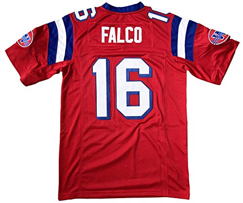 16 Shane Falco The Replacements Movie Stitched Football Jersey (Red, Large)