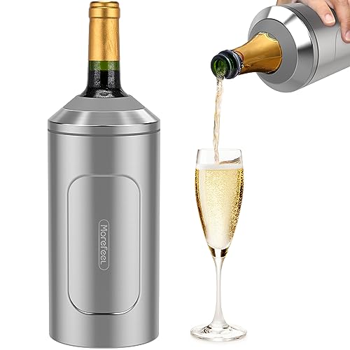 Wine Chillers for Bottles-Ideal Gift for Wine Lovers,Stainless Steel Wine Cooler Chiller Bucket,Champagne Cooler Sleeve-Vacuum-Insulated Wine Bottle Cooler Sleeve for Long-Lasting Temperature Control