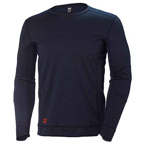 Helly Hansen Workwear Men's Hh LIFA Max Crewneck, Navy, Large