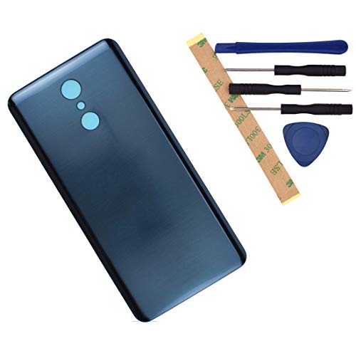 Stylo 4 Battery Back Cover with Adhesive Compatible with LG Q Stylo 4 Stylo 4 Q710MS (Blue)