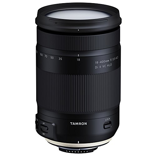 Tamron 18-400mm F/3.5-6.3 DI-II VC HLD All-In-One Zoom For Nikon APS-C Digital SLR Cameras (6 Year Limited USA Warranty)