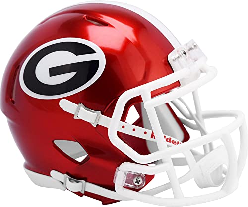 Georgia Bulldogs Unsigned Riddell Flash Alternate Revolution Speed Mini Football Helmet - College Replica Helmets