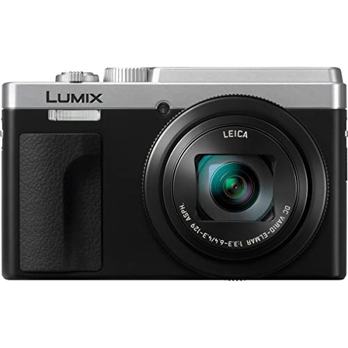 Panasonic LUMIX ZS80D 4K Digital Camera, 20.3MP 1/2.3-inch Sensor, 30X Leica DC Vario-Elmar Lens, F3.3-6.4 Aperture, WiFi, Hybrid O.I.S. Stabilization, 3-Inch LCD, DC-ZS80DS (Silver)