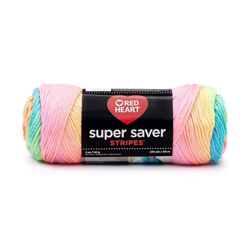 RED HEART Super Saver Yarn, Stripe-Retro