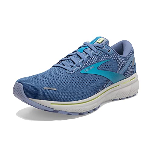 Brooks Women's Ghost 14 Neutral Running Shoe - Blue/Ocean/Oyster - 8.5 Medium