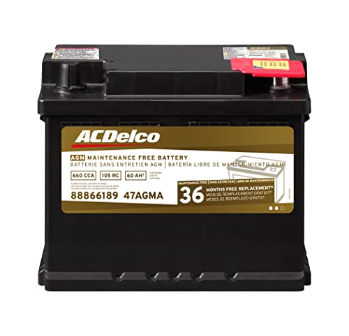 ACDelco Gold 47AGMA 36 Month Warranty AGM BCI Group 47 lead acid agm Battery