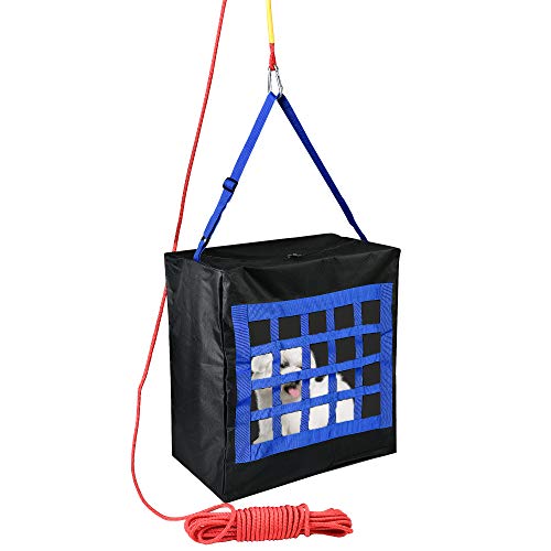 Emergency Escape Bag for Pets up to 100 Pounds - Rope 50ft Included - Safety Equipment Carrier - Rapid Rescue Bag for Pets Animals (Large 28'x21'x14')