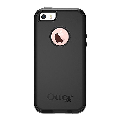 OTTERBOX COMMUTER SERIES Case for iPhone SE (1st gen - 2016) and iPhone 5/5s - Frustration FRĒe Packaging - BLACK