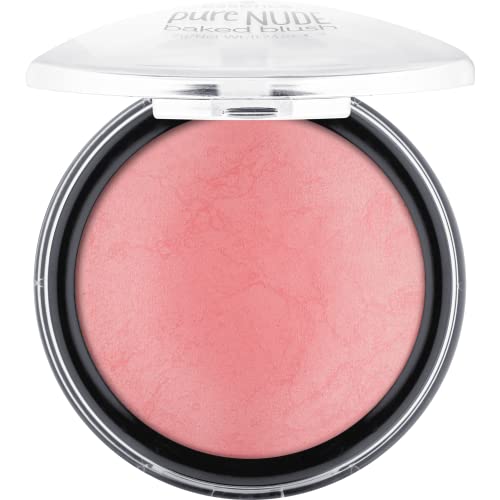 essence | Pure Nude Baked Blush | Highly Pigmented Baked Texture for a Bright, Healthy Glow | Available in 8 Gorgeous Shimmery Shades | Vegan & Cruelty Free (cool coral)