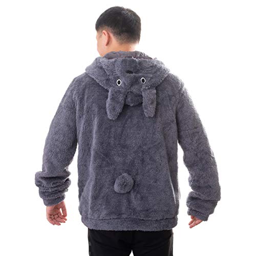 Rulercosplay Cartoon Animal Hoodie Original Design kawaii Cat Dog Bear Cute Winter Hoodies (M)