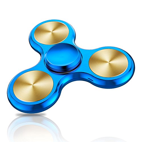 ATESSON Fidget Spinner Toy, 4 to 10 min Spins, Ultra Durable Stainless Steel, Bearing High Speed Precision Metal Material Hand Spinner