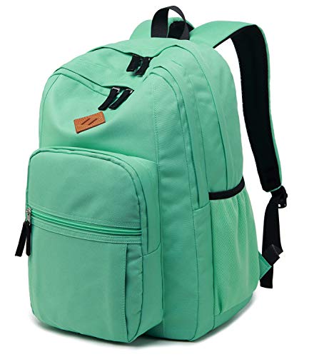 abshoo Classical Basic Womens Travel Backpack For College Men Water Resistant Bookbag (Turquoise)