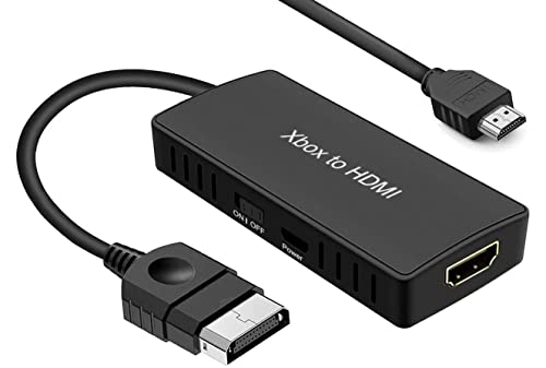 Original Xbox to HDMI Converter HDMI Cable for Original Xbox. Convert The Native Ypbpr Signals from Original Xbox to Digital HDMI Signals. Provide The Best Signal Processing.