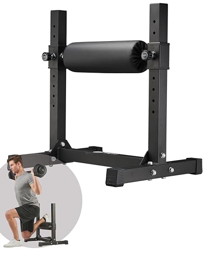 Lifepro Bulgarian Split Squat Stand - Durable At-Home Single Leg Squat Stand with Adjustable Leg Squat Roller Rack Attachment & Comfortable Padding for Extended Comfort While Training
