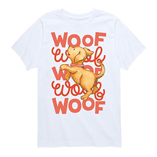 Instant Message - Biscuit The Little Yellow Puppy - Woof Woof - Toddler Short Sleeve T-Shirt - Size 3T