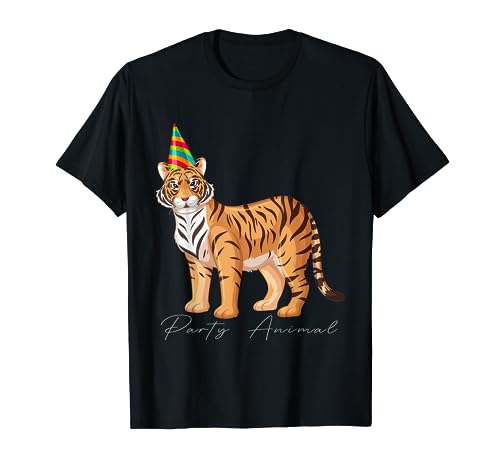 Animal Tiger Birthday, Kids Tiger Birthday T-Shirt