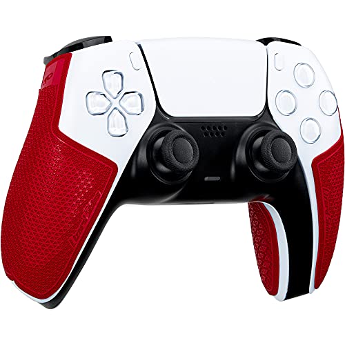 Lizard Skins PS5 Controller Grip – 0.5mm DSP Playstation 5 Grip - Easy to Install PRE Cut Pieces - 10 Colors (Crimson RED)