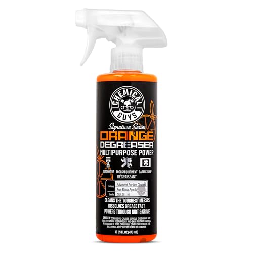 Chemical Guys CLD_201_16 Signature Series Orange Degreaser, Multipurpose Power, Safe for Cars, Trucks, SUVs, Motorcycles, RVs & More, 16 fl oz