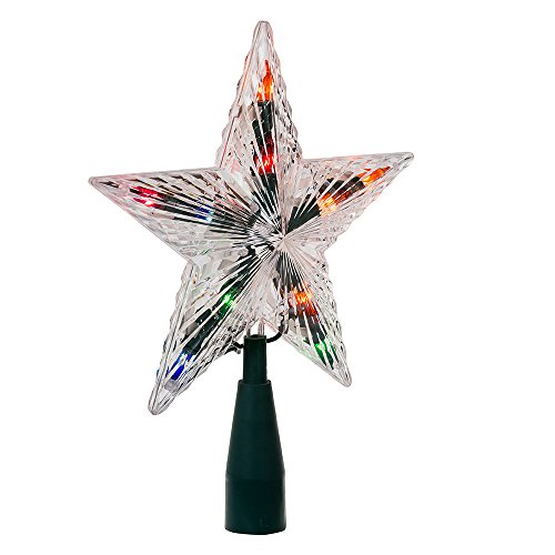 Kurt Adler Multi-Colored Crystal Star Treetop
