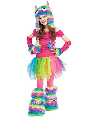 Rockin' Rainbow Girls Monster Costume (Large (12-14))