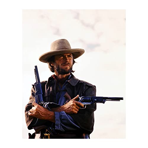 The Outlaw Josey Wales- Movie Wall Art Print, Western Movies Wall Decor for Home Decor, Office Decor, Garage Decor & Man Cave Decor. Perfect Collectible for Clint Eastwood Fans. Unframed- 8x10