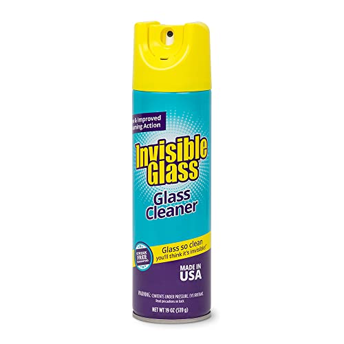 Invisible Glass 91160 Premium Glass and Window Cleaner Aerosol Can Leaves Glass Streak Free and Residue Free with Improved Foaming Action, Pack of 1