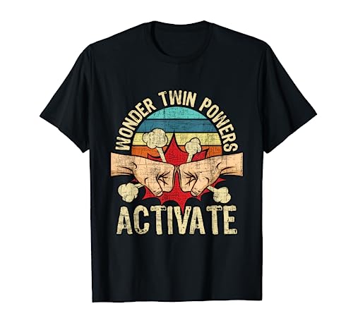 Wonder Twin Powers Activate - Twins Brother Sister Sibling T-Shirt