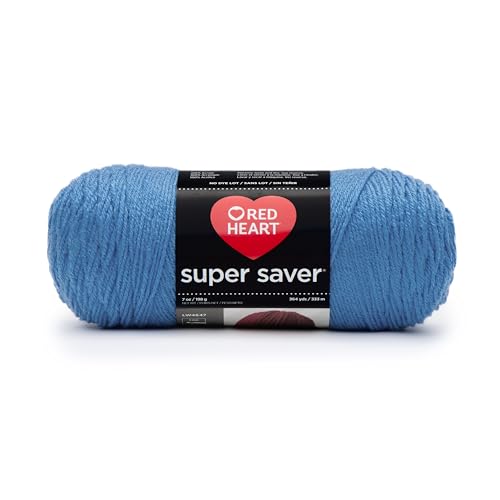 Red Heart Delft Blue Super Saver Yarn, Single
