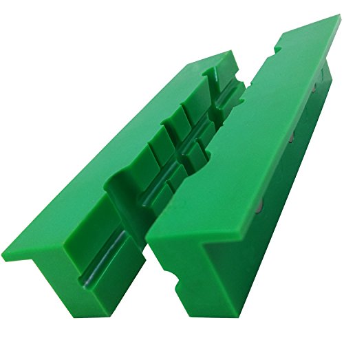 ATLIN Vise Jaws 6' - Nylon, Non Marring Soft Jaws - Multi-Purpose Vise Jaw Pads for Woodworking, Jewelry Making, Plumbing