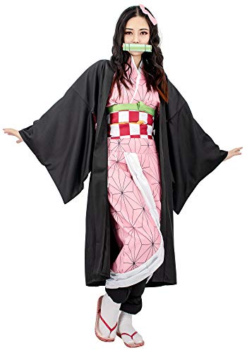 C-ZOFEK Women's US Size Cosplay Costume Outfit Kimono Haori with Prop for Halloween (Medium)