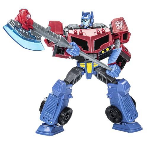 Transformers Legacy United Voyager Class Animated Universe Optimus Prime, 7-Inch Converting Action Figure, 8+