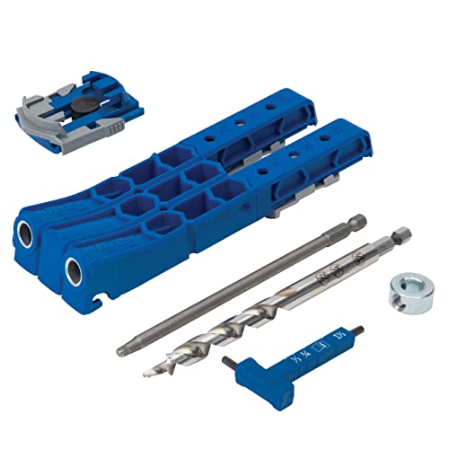 Kreg KPHJ320 Pocket-Hole Jig 320 - Small, Durable Jig for Tight Spaces - Create Perfect, Rock-Solid Joints - Easily Adjustable Drill Guides - For Materials 1/2' to 1 1/2' Thick