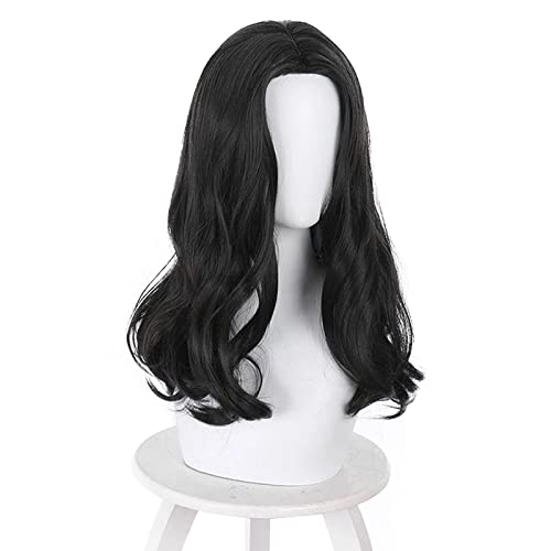 XiongXiongLe Baji Keisuke Wig Cosplay Wig Men Women's Black Long Curly Heat Costume Wigs for Boys Girls Cos Party Halloween Christmas(Baji Keisuke)