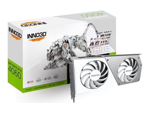 INNO3D GeForce RTX 4060 Twin X2 OC White, 8192 MB GDDR6