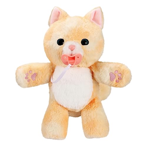 Little Live Pets - Cozy Dozys: Ginger The Kitty | Interactive Plush Toy Kitty. 25+ Sounds and Reactions. Magical Eye Movement. Blanket, Pacifier and Batteries Included. for Kids Ages 4+