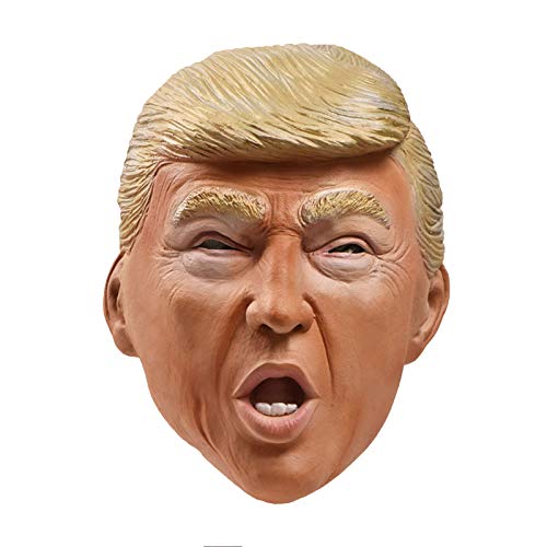 ORHA Funny Presidential Candidate Mask Trump & Biden Face Mask for Halloween Headgear (Trump Mask)