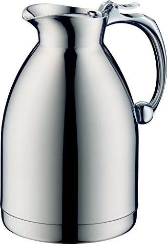 Alfi Hotello Vacuum Insulated Thermos Carafe for Hot and Cold Beverages, 1.0 L, Stainless Steel