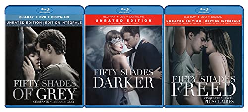 Fifty Shades Of Grey / Fifty Shades Darker / Fifty Shades Freed (Unrated Version) (Blu-ray)