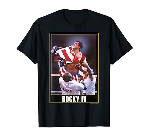 Rocky IV American Flag Poster T-Shirt