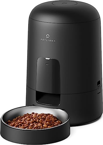 PETLIBRO Automatic Cat Feeder, Cat Food Dispenser Battery-Operated with 180-Day Battery Life, AIR Timed Pet Feeder for Cat & Dog, 2L Auto Cat Feeder