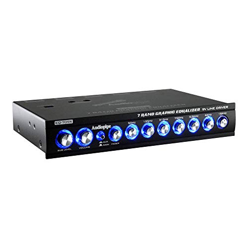 Audiopipe EQ-709X 7-Band Graphic In-Dash Equalizer