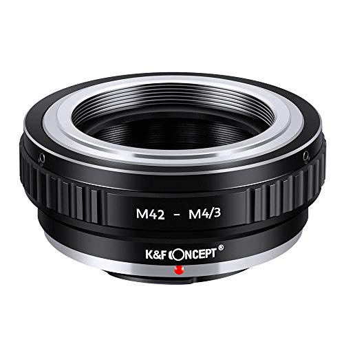 K&F Concept M42 Lens to Micro 4/3 Lens Adapter,M42 Screw Mount to Micro Four Thirds M43 MFT Fits for Olympus PE, Panasonic Lumix