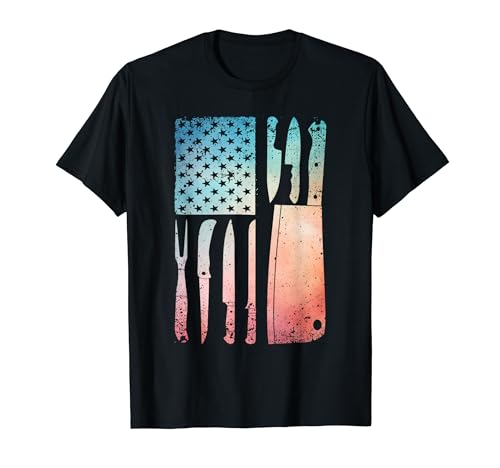 Cool Chef Art For Men Women Sous Chef Knives Culinary Cook T-Shirt