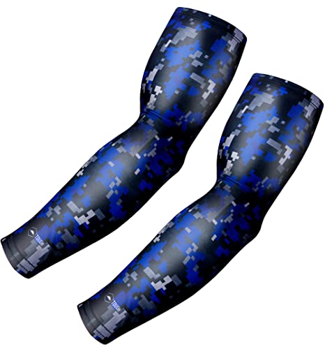 Tough Outdoors Sports Compression Arm Sleeves for Men & Women - Youth, Kids Basketball Shooting Sleeves - Football, Baseball