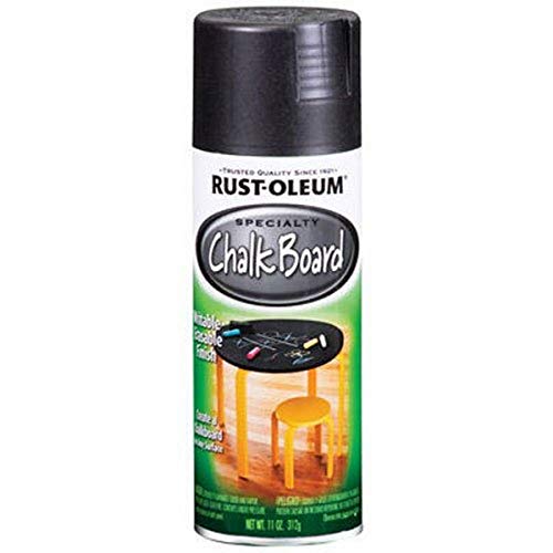 Rust-Oleum 301438 Specialty Chalkboard Spray Paint, 11 oz, Black