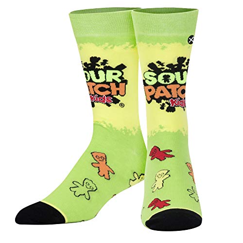 Odd Sox, Sour Patch Kid's Candy Funny Socks Men's Fun Cotton Crew Length