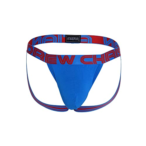 Andrew Christian Almost Naked Bamboo Jock, Electric Blue, Large
