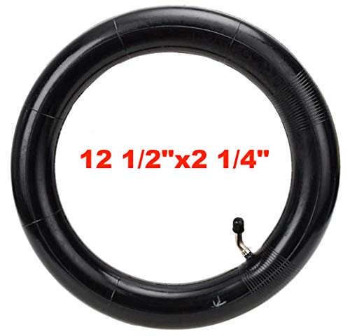 1-Pack 12.5' Scooter Inner Tube 12 1/2 x 2 1/4 Angled Valve Stem 12.5' x 2.25' Tube Compatible with 12.5X1.75 12.5 X 1.95 12.5 X 2.125 12.5 x 2.25 Most Bike/Scooter Tire Tube